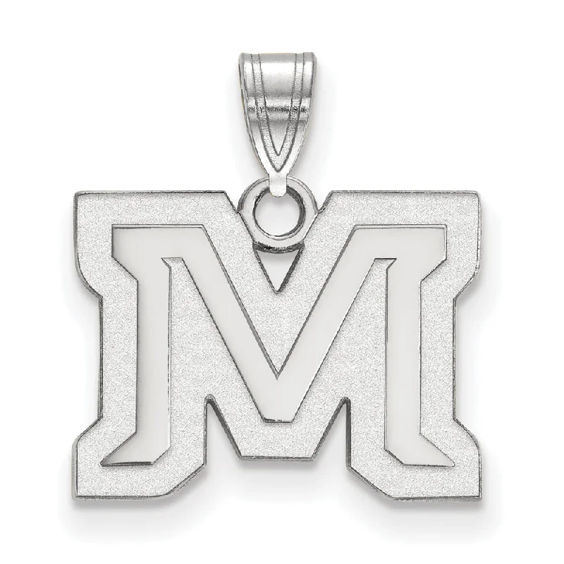 Sterling Silver Montana State Small Pendant