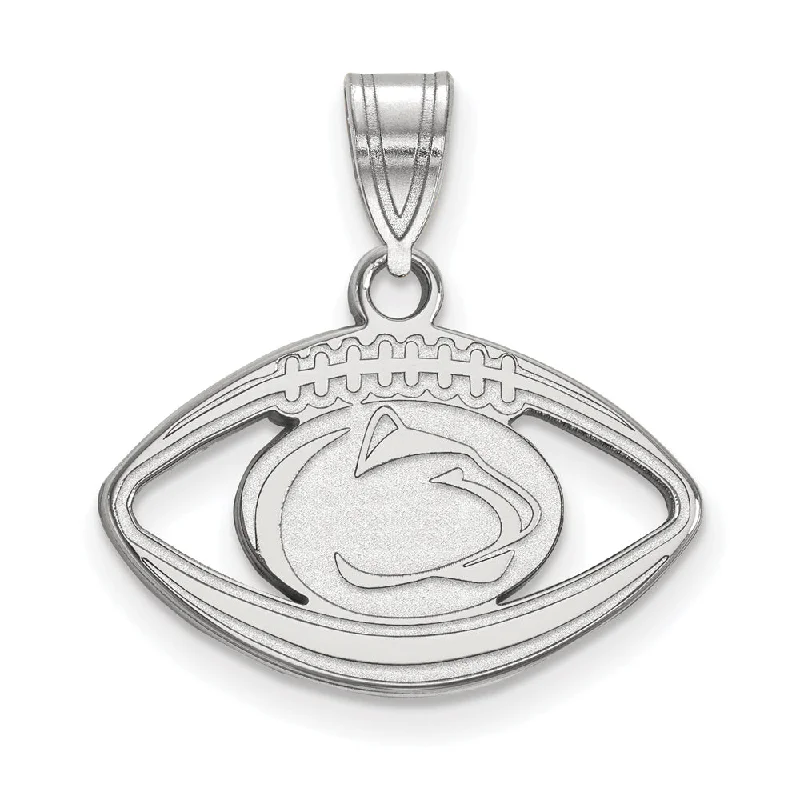 Sterling Silver Penn State Football Pendant