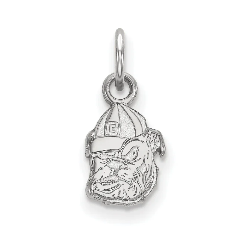 Sterling Silver U. of Georgia XS (Tiny) Mascot Charm or Pendant