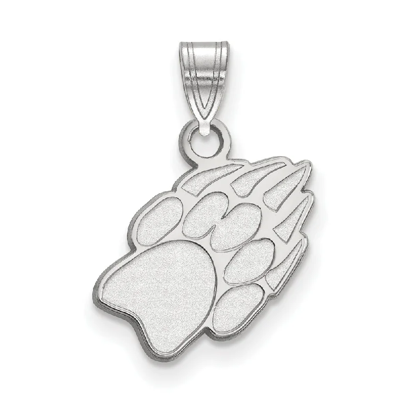 Sterling Silver U. of Wisconsin Small Badgers Paw Pendant