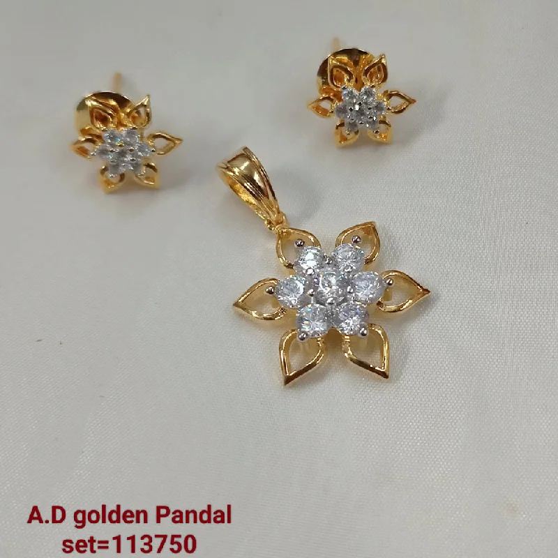 Padmawati Bangles AD Stone Pendant Set