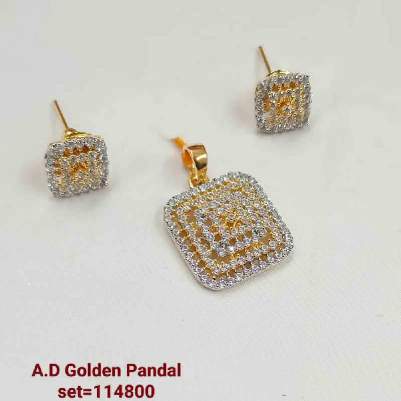 Padmawati Bangles AD Stone Pendant Set