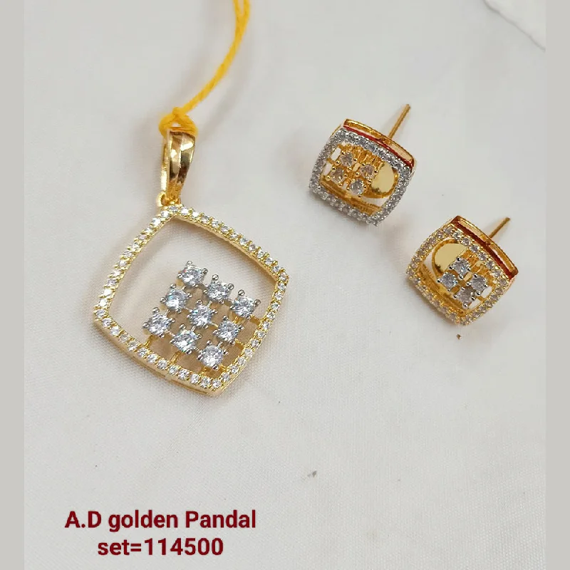 Padmawati Bangles AD Stone Pendant Set