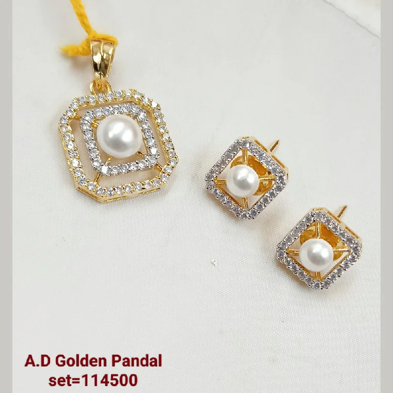 Padmawati Bangles AD Stone Pendant Set