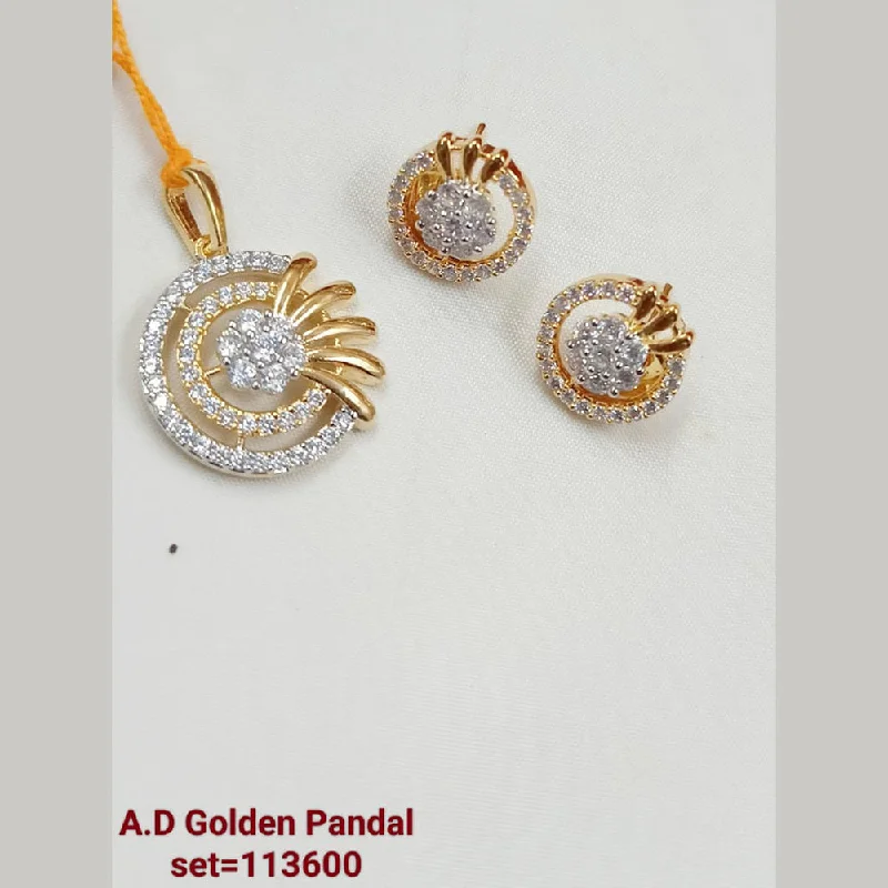 Padmawati Bangles AD Stone Pendant Set