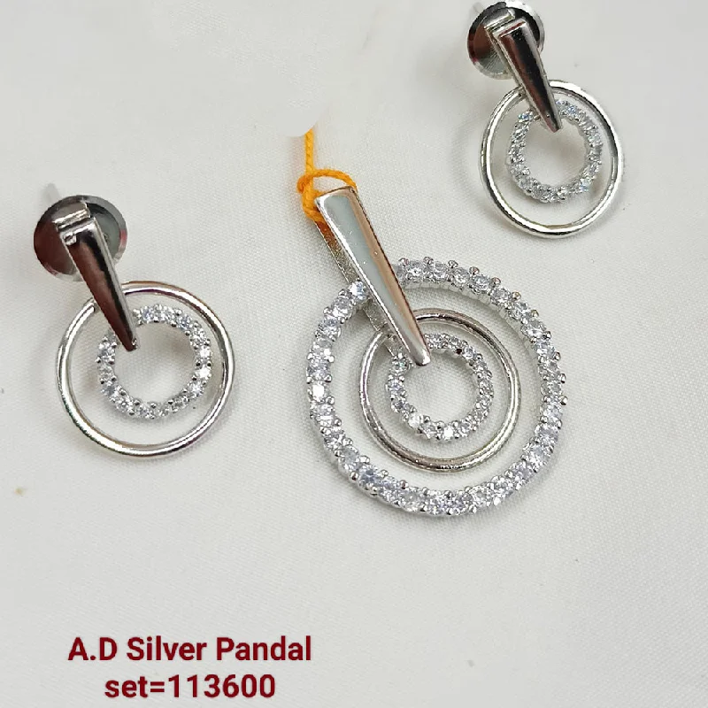 Padmawati Bangles AD Stone Pendant Set