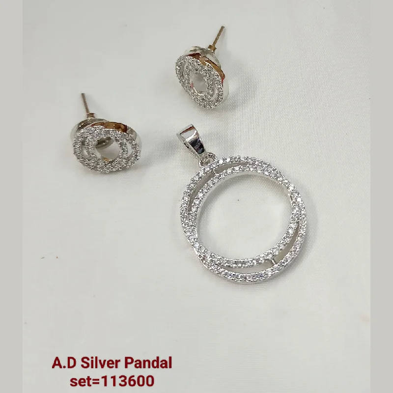 Padmawati Bangles AD Stone Pendant Set