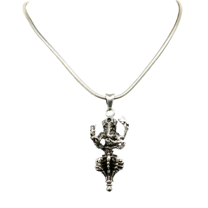 Limited-Stock Jewelry Clearance – Grab Your Favorites Now Vintage trendy 925 sterling silver handmade Lord Ganesha pendant, amazing stylish unisex pendant locket personalized jewelry ssp512