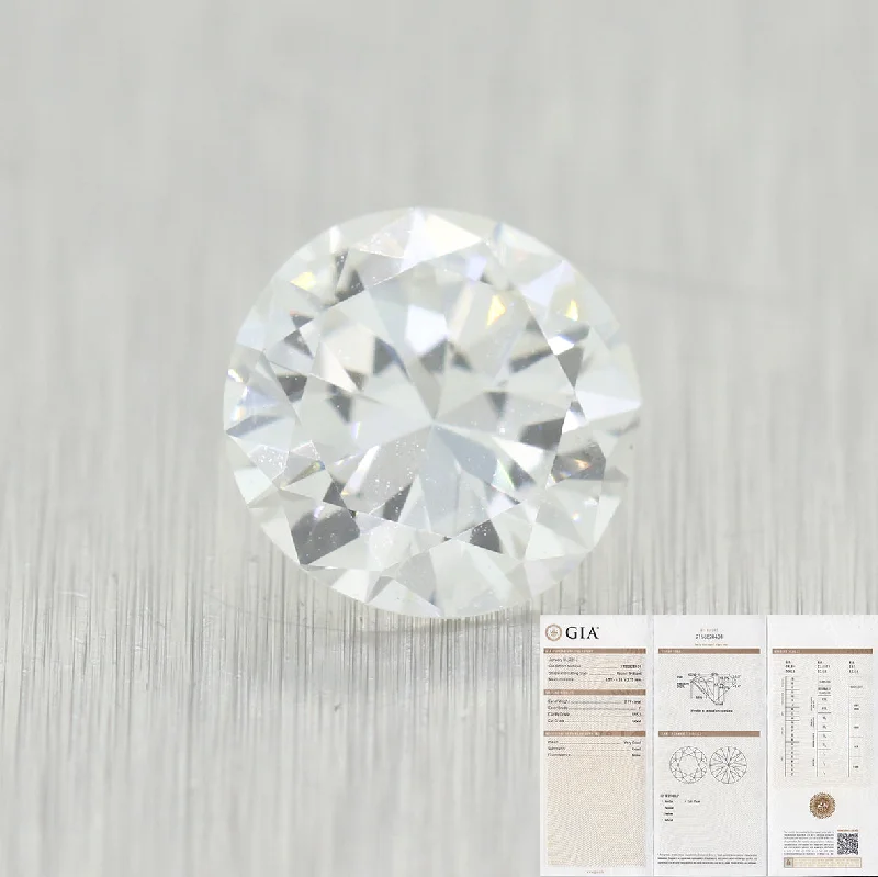 Shop Stylish Jewelry Now And Save Big 0.99ct GIA Round Shape Brilliant Cut F VVS2 Natural Modern Loose Diamond