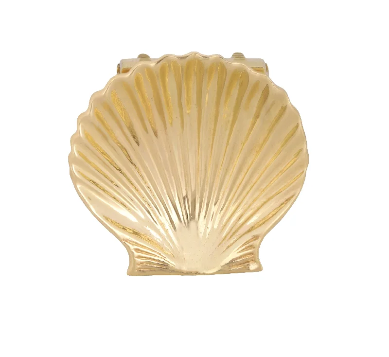 Timeless Beauty, Unbeatable Deals – Jewelry Sale On Authentic Vintage Estate Tiffany & Co. 14K Yellow Gold Seashell Pin Brooch 8.2gr