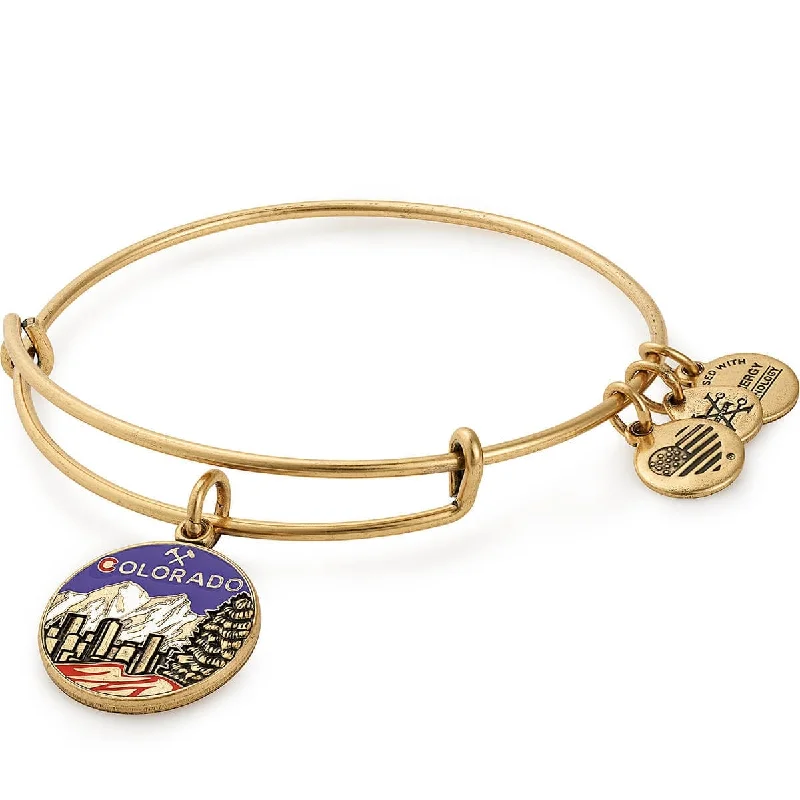 Luxury Jewelry Sale – Sparkle For Less Colorado Mountains Charm Bangle