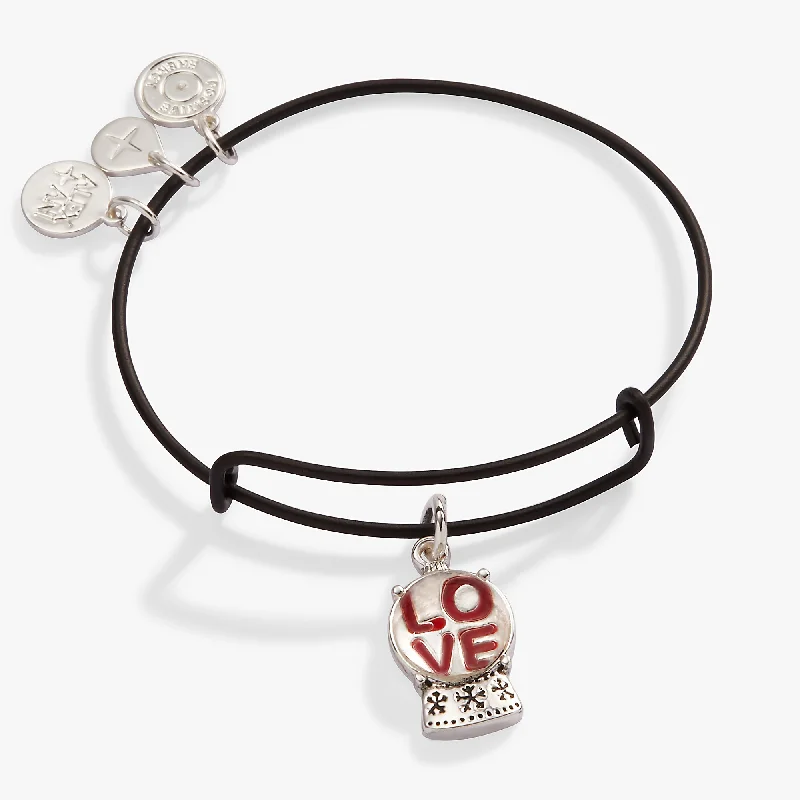 Limited-Time Offer On Premium Jewelry Collections Colorful 'LOVE' Snow Globe Charm Bangle