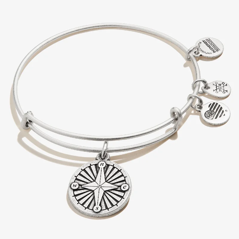 Flash Sale On Stunning Jewelry – Don't Miss Out Compass Charm Bangle