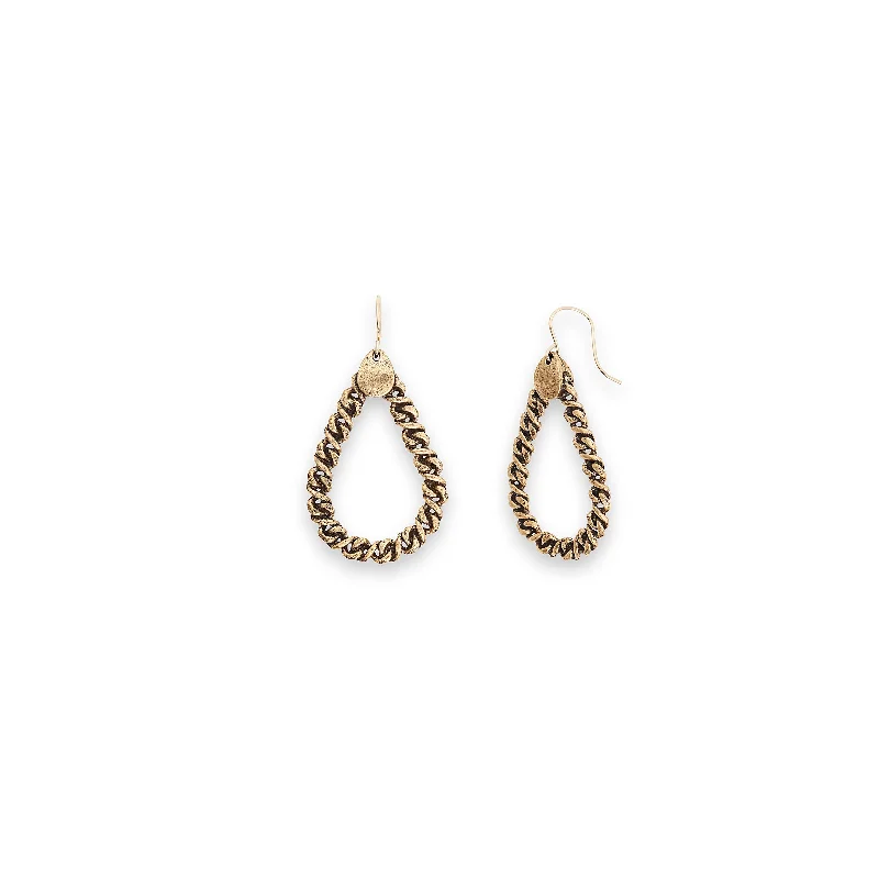 High-End Jewelry, Now More Affordable Than Ever Crimped Droplet Earrings