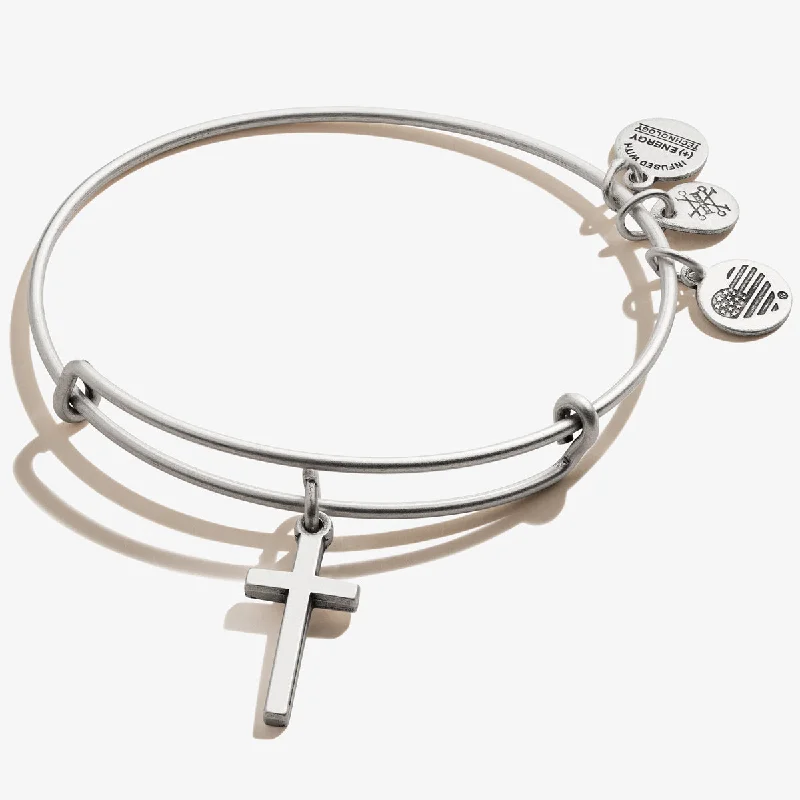 Flash Deals On Fine Jewelry – Shop Before It's Gone Cross Charm Bangle