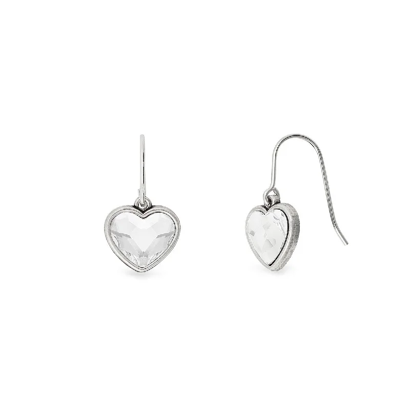 Get The Best Deals On Timeless Jewelry Pieces Crystal Heart Hook Earrings