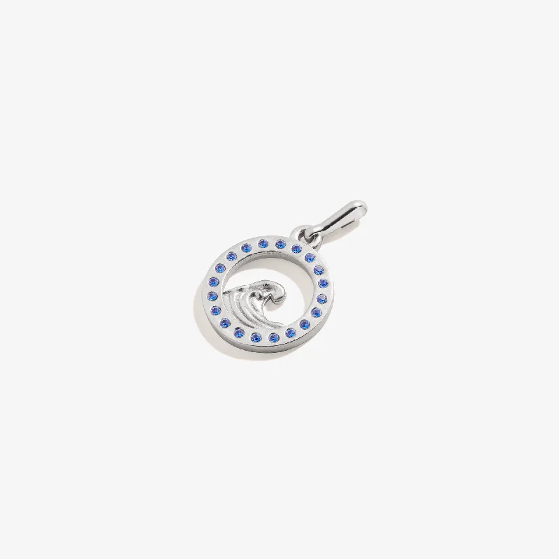 Discounted Jewelry For A Glamorous Look Crystal Wave Clip Charm