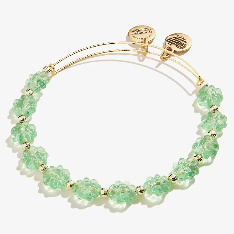 Exclusive Jewelry Sale Event – Shop Now Daisy Beaded Charm Bangle, Pear Green