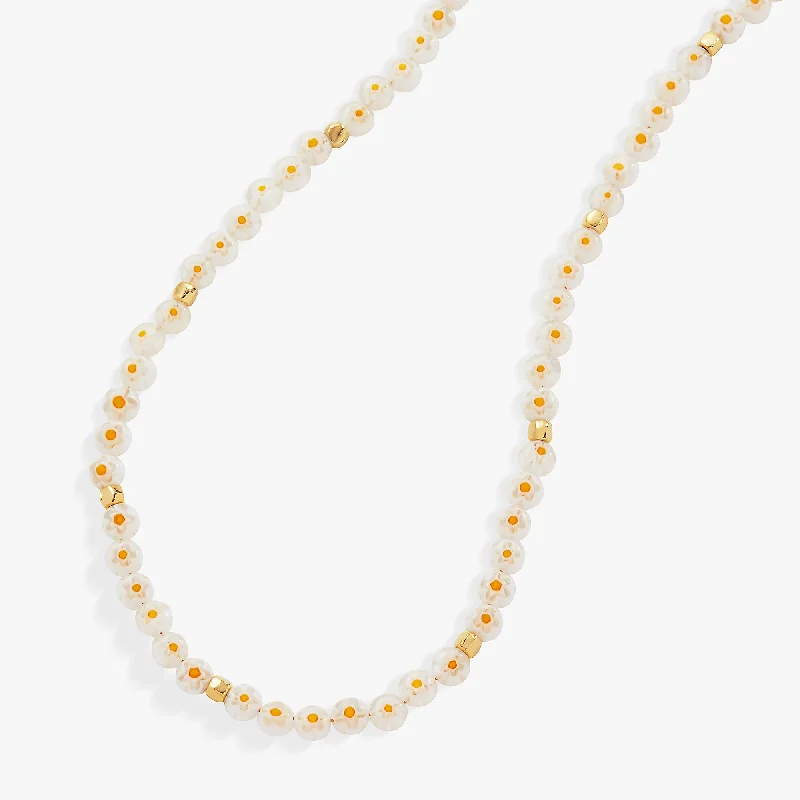 Jewelry Sale Alert – Shop Timeless Elegance Today Daisy Beaded Necklace, Adjustable