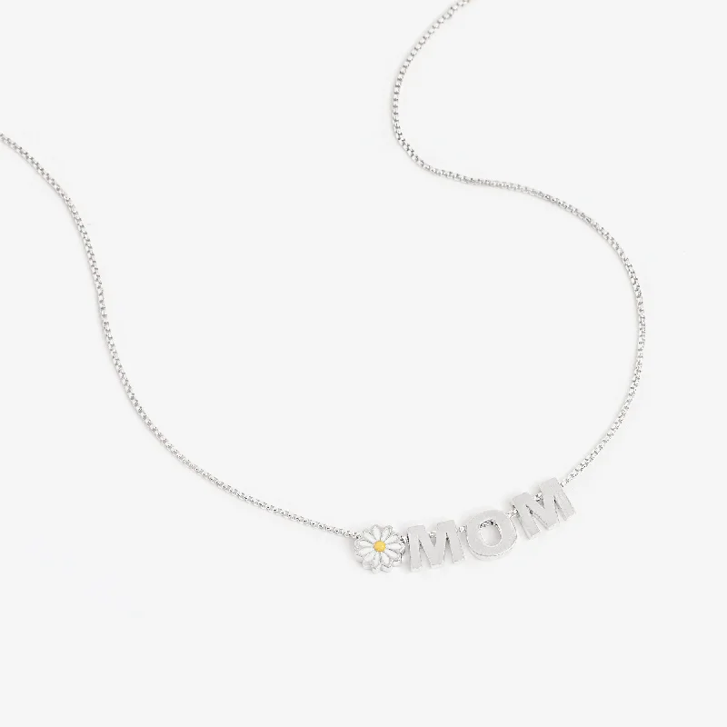 Chic And Stylish Jewelry At Exclusive Prices Daisy + 'Mom' Necklace