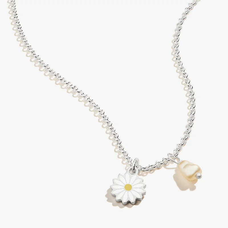 The Perfect Jewelry Piece At The Perfect Price Daisy + Pearl Duo Charm Necklace